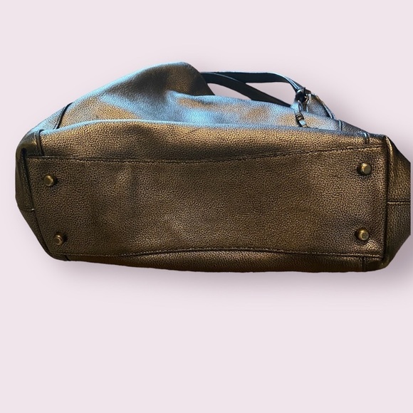 COACH Metallic Leather Dalton 31 Shoulder Bag - Picture 6 of 12